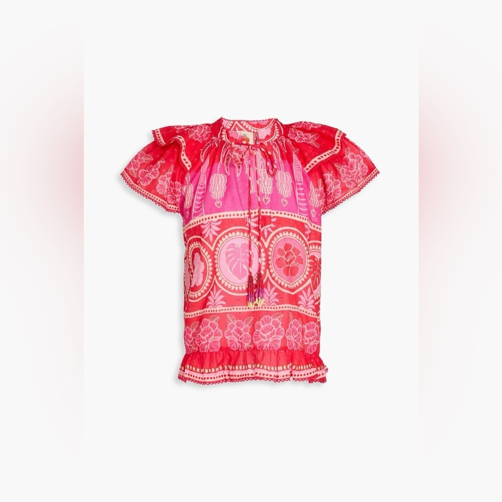 Farm Rio Summer Sunrise Blouse NWT